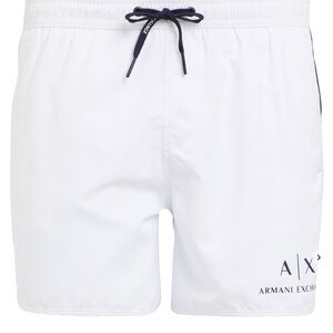 White Armani exchange swim trunks. New